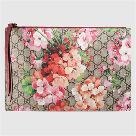 gucci cosmetic bag floral|vintage floral gucci bag.